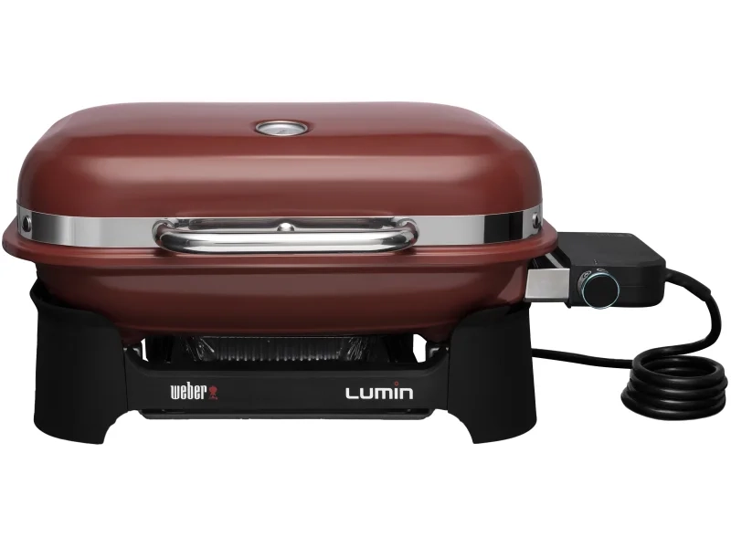Weber Elektrogrill Lumin Compact – Crimson Red, 2.200 W Weber Elektrogrill Lumin Compact – Crimson Red, 2.200 W