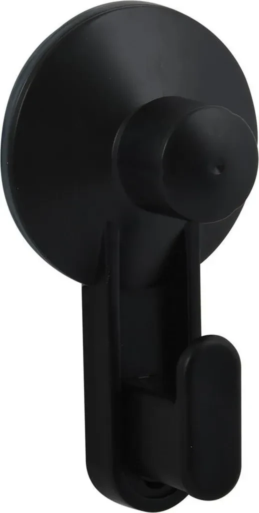 MSV® Saugnapf Haken – Wandmontage ohne Bohren, matt schwarz MSV® Saugnapf Haken – Wandmontage ohne Bohren, matt schwarz