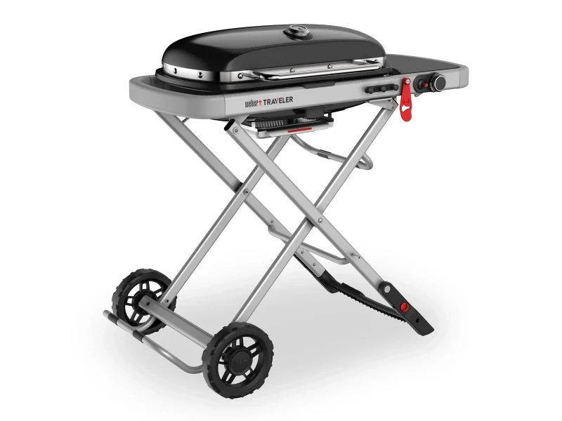 Weber Gasgrill Traveler – Schwarz, 1 Brenner, mobil mit Rollwagen Weber Gasgrill Traveler – Schwarz, 1 Brenner, mobil mit Rollwagen