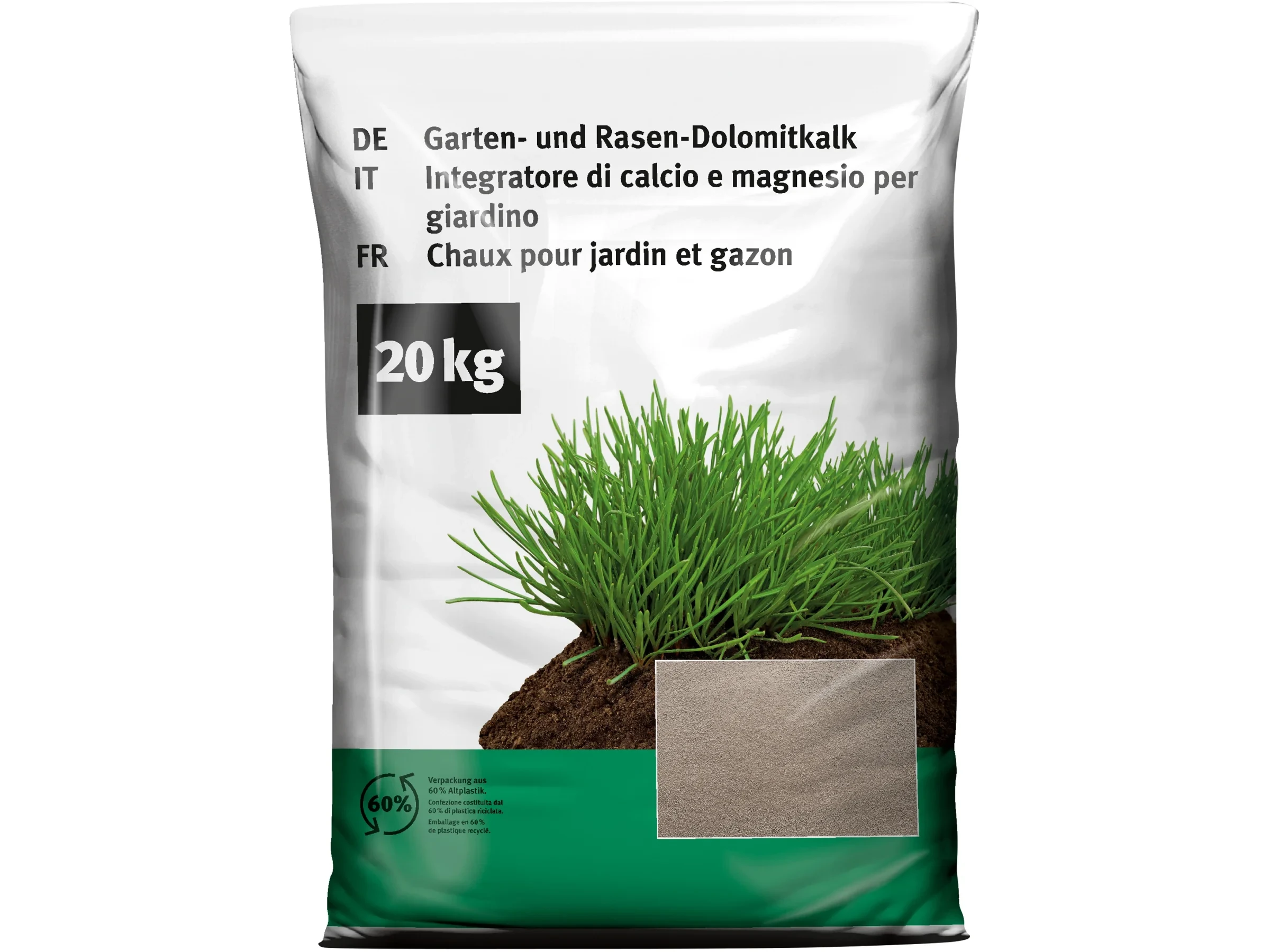 Garten- & Rasenkalk Dolomitkalk – 20 kg Sack Garten- & Rasenkalk Dolomitkalk – 20 kg Sack