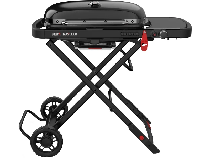 Weber Gasgrill Traveler Stealth Black – Mobil und leistungsstark für unterwegs Weber Gasgrill Traveler Stealth Black – Mobil und leistungsstark für unterwegs