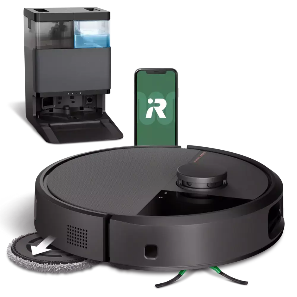 Roomba® Plus 505 Combo-Roboter + AutoWash™ Dock – Schwarz