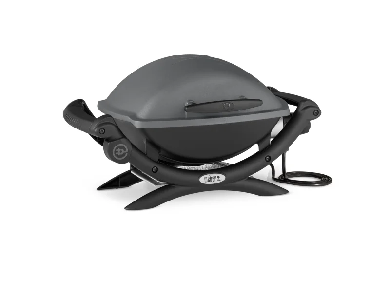 Weber Elektro-Tischgrill Q 1400 – Dunkelgrau, 2.200 W Weber Elektro-Tischgrill Q 1400 – Dunkelgrau, 2.200 W
