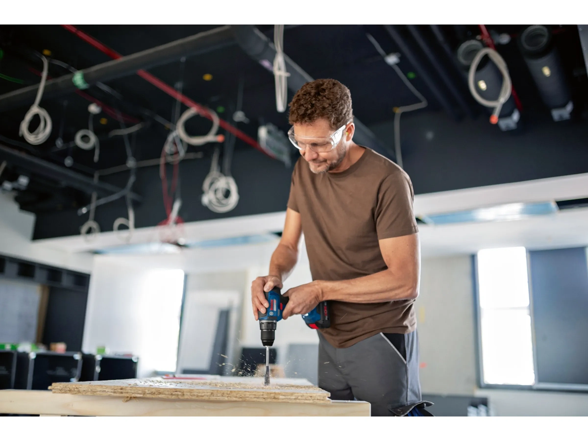 BOSCH Professional GSR 18V-55 – Akku-Bohrschrauber mit 2× 5,0Ah & Ladegerät in L-Boxx