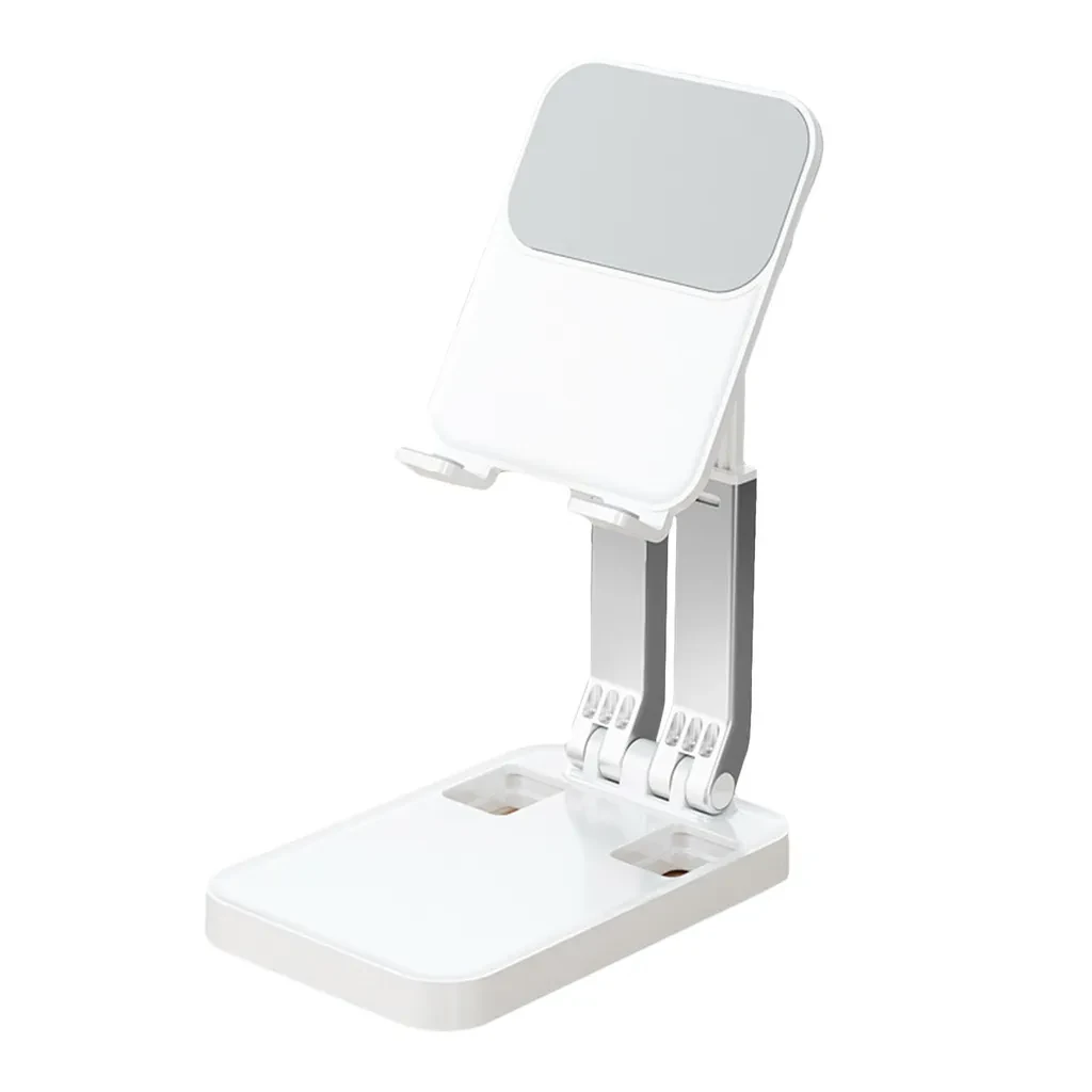 HQWear Faltbarer Telefon- und Tablet-Ständer (K15) – Weiß HQWear Faltbarer Telefon- und Tablet-Ständer (K15) – Weiß