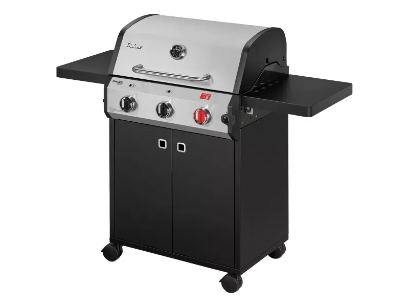 Enders Gasgrill Chicago Next 3 R Turbo Schwarz-Edelstahl