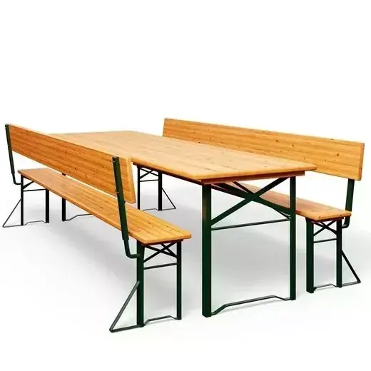 Casaria Bierzeltgarnitur – 170 cm – mit Lehne – Klappbar – Extra breiter Tisch Casaria Bierzeltgarnitur – 170 cm – mit Lehne – Klappbar – Extra breiter Tisch